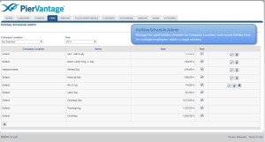 HolidayScheduleAdmin-PV Site