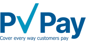 PVPay Logo - Cover every way customer pay