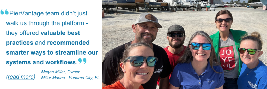 Megan Miller, Miller Marine - Testimonial for PierVantage